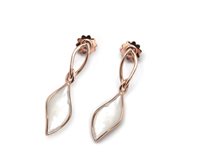 Orecchini Mattioli Donna Navettes in Oro rosa Madreperla MOR75074R - MOR75074R